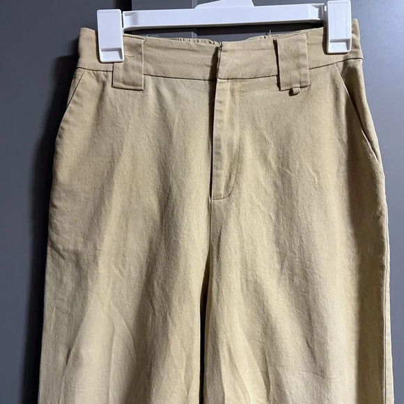 I.Am.Gia Womens Cobain Elastic Waist High Rise Jogger Pants Yellow Size Small - Picture 2 of 11